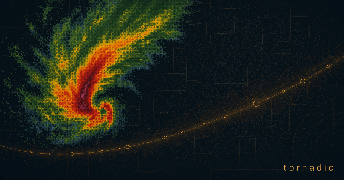 Tornadic tornado database